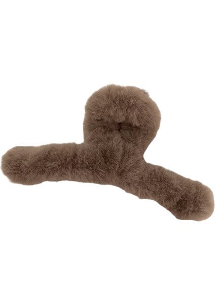 Yeni 14CM Zarif Peluş Saç Klip Pençe Kore Moda Ekstra Büyük Tavşan Peluş Kapmak Cawl Klipler Kız Saç Aksesuarlarırenk:açık Kahverengi (Yurt Dışından)