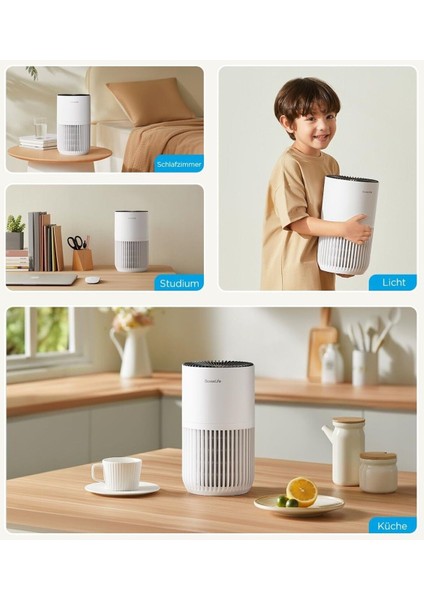 Mini Yatak Odası Hava Temizleyici,alexa Uygulama Kontrolü ile Hepa Filtreli fiyatları