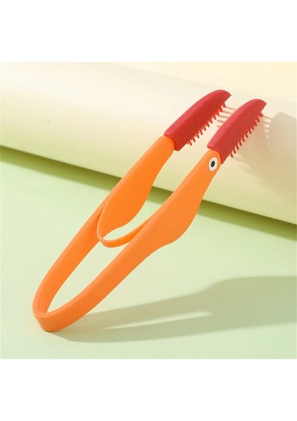 Evcil Hayvan Göz Y Lekesi Fırçası Kedi Köpek Göz Dışkısı Döküntü Temizleme Fırçaları Yumuşak Silikon Gözy Lekesi Temizleyici Tarak Bakım Fırçası turuncu (Yurt Dışından)