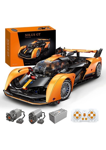 Gt 2.4g Uzaktan Kumandalı Spor Araba Yapı Seti, 1:14 Ölçekli Koleksiyonluk Model