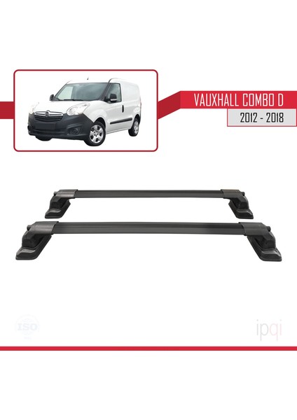 Vauxhall Combo D 2012-2018 Arası ile Uyumlu Ace-3 Ara Atkı Tavan Barı Siyah 2 Adet fırsatları