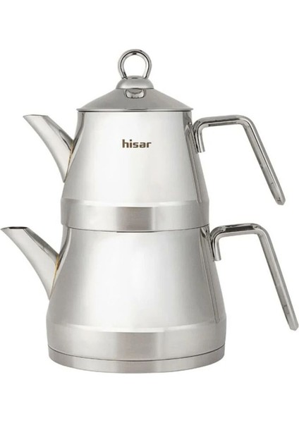 İndüksiyon uyumlu, dayanıklı, 3L paslanmaz çelik midi çaydanlık fiyatları