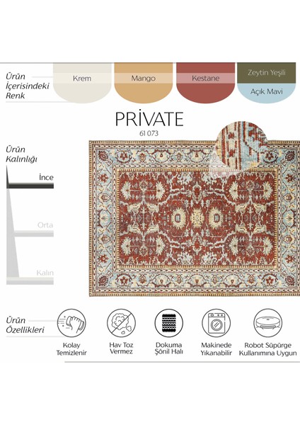 Private Kırmızı Eskitme Halı Etnik Desen Otantik Şönil Halı Yıkanabilir Salon Halısı fiyatları