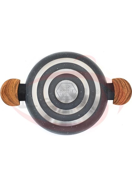 Marble Natura Granit Sahan Yumurta Tavası 18 cm - 20 cm - 22 cm Set fiyatları