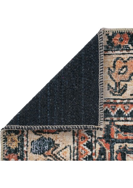 Private Kiremit Etnik Desenli Şönil Halı Yıkanabilir Eskitme Vintage Göbekli Salon Halısı indirimleri