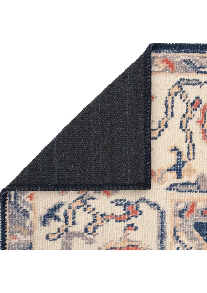 Private Krem Eskitme Vintage Halı Yolluk Etnik Desenli Şönil Halı Yıkanabilir Salon Halısı indirimleri