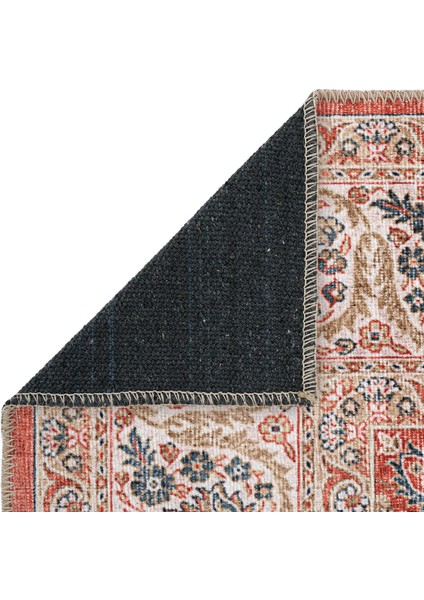 Private Kiremit Etnik Desenli Şönil Halı Yıkanabilir Eskitme Vintage Göbekli Salon Halısı indirimleri