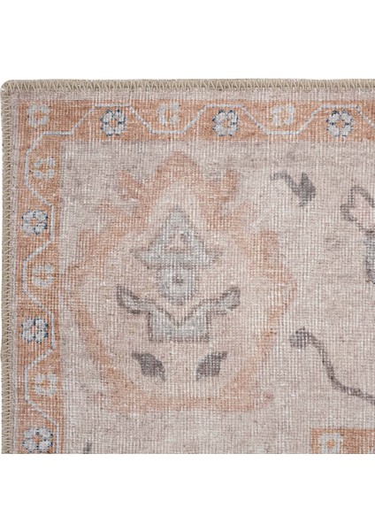 Private Krem Eskitme Vintage Halı Yolluk Etnik Otantik Şönil Halı Yıkanabilir Salon Halısı fırsatları