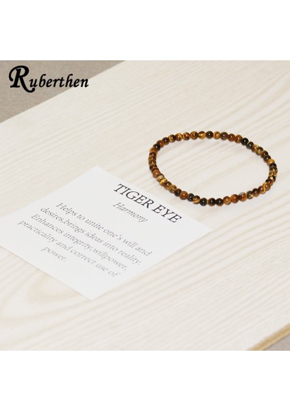 Ruberthen Doğal Kaplan Gözü Bileklik Taş Boncuk Bileklik Mini Doğal Taş Enerji Bileklik (Yurt Dışından) modelleri