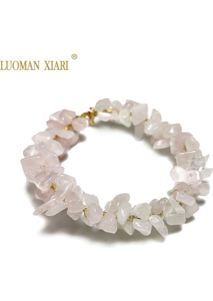 20CM Tarzı Kırmızı Mercan %100 Doğal Çakıl Taşı Bileklik Kırmızı Mercan Ametist Gül Kuvars Lapis Lazuli Akik Kapalı Bilezik cm Moda Hediye (Yurt Dışından) modelleri