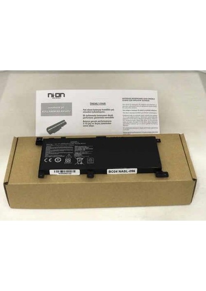 Nion Asus X556UJ-XO001T Uyumlu Notebook Batarya - Pil
