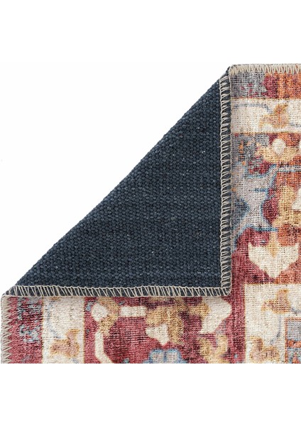 Private Renkli Eskitme Vintage Halı Etnik Desen Dokuma Şönil Halı Yıkanabilir Salon Halısı indirimleri