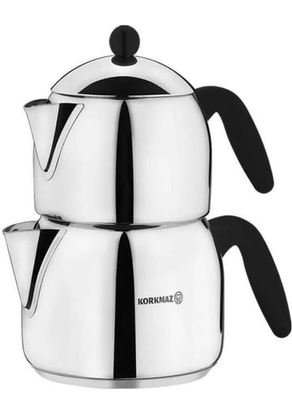 Renkli Çok Renkli Çaydanlık Takımı, Şık ve Kullanışlı Paslanmaz Çelik Set