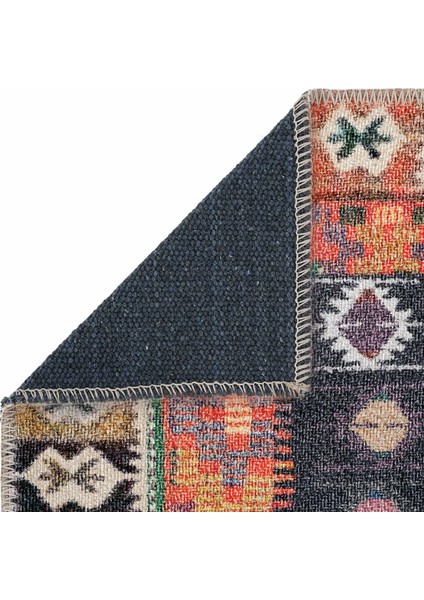 Private Renkli Eskitme Vintage Halı Kilim Otantik Dokuma Şönil Halı Yıkanabilir Salon Halısı indirimleri