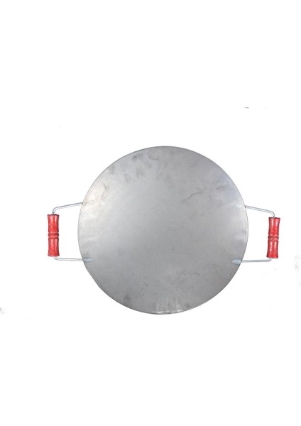 45 cm Ahşap Saplı Et - Gözleme - Kavurma Saç Tava