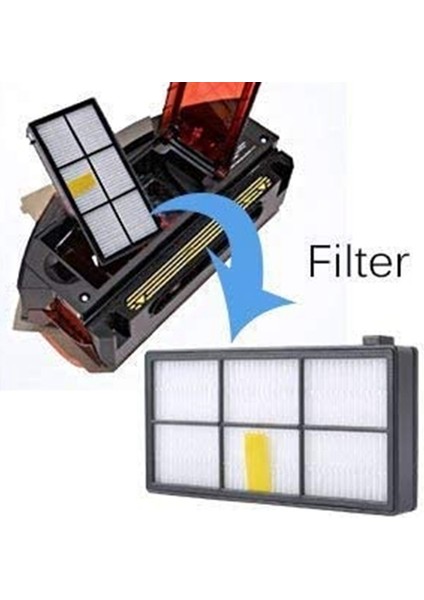 Irobot Roomba 800 900 Serisi Parçaları Için Süpürme Robotu Hepa Filtreleri (Yurt Dışından) fiyatları