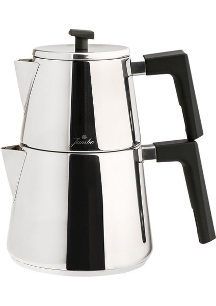 Modern 3L Dinamik Çelik Çaydanlık, Dayıklı ve Şık Tasarım