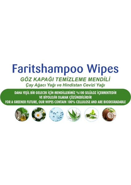 Faritshampoo Wipes - Göz Kapağı Temizleme Mendili
