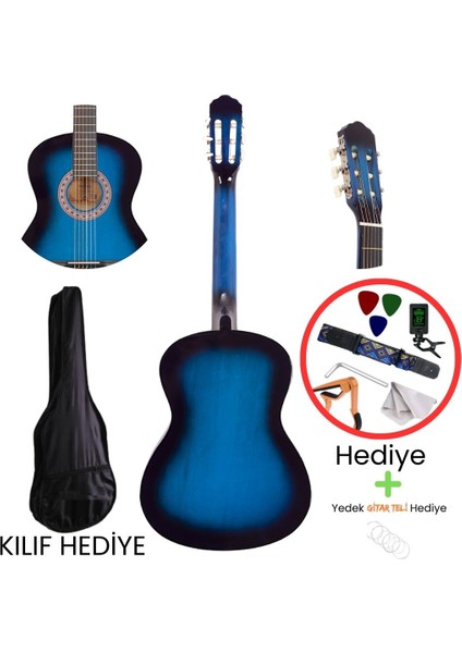 Mcg Tam Boy Klasik Gitar Mavi-Bls