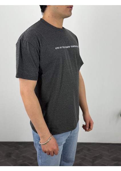 Gazate Sırt Baskılı Yarım Oversize Ünisex T-Shirt fiyatları