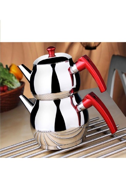Orta Boy Çelik Çaydanlık