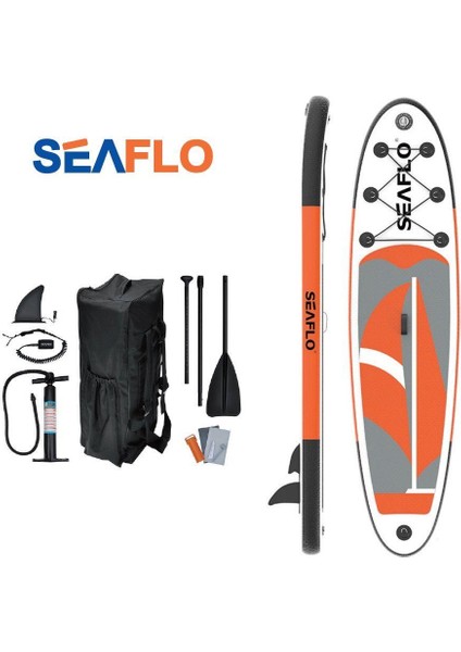 Seaflo Waikiki 10 Sup Paddle Board Kürek Sörfü Set Turuncu