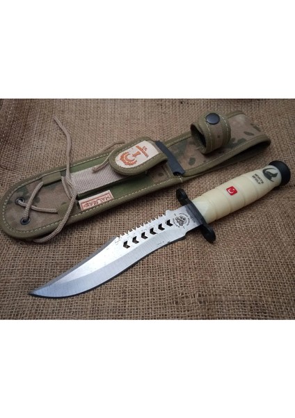 Beyaz Kurt Model Outdoor Bıçak Mutfak Bıçak Kılıflı Kamp Bıçağı fırsatları