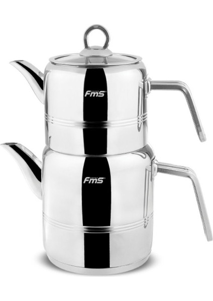 Yeşil paslanmaz çaydanlık silindiri, dayanıklı 2,9 L mutfak aksesuarı