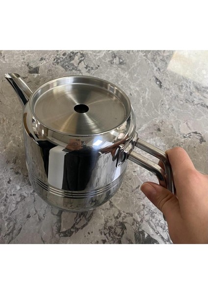 Yeşil paslanmaz çaydanlık silindiri, dayanıklı 2,9 L mutfak aksesuarı modelleri