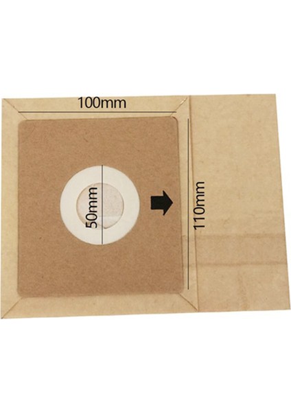 Electrolux/philips/sharp/samsung/pensonic Elektrikli Süpürge Yedek Kağıt Toz Torbaları 110MMX100MM Için 5 Adet (Yurt Dışından)