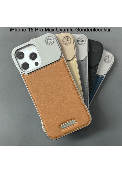 iPhone 15 Pro Max Parfümlü Koku Hazneli Magsafe Uyumlu Deri Kılıf fiyatları