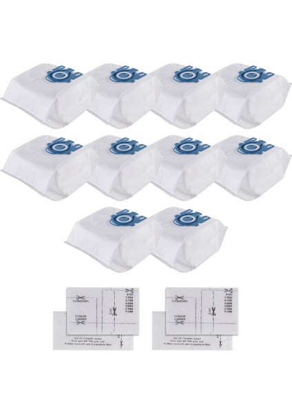 Miele Tip Gn Elektrikli Süpürge Için 10 Adet Yedek Toz Torbası ve 4 Paket Filtre S2 S5 S8 C1 C3 Elektrikli Süpürge Aksesuarları (Yurt Dışından)