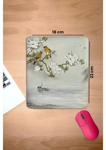 Bilek Destekli Iki Keklik Gri Dikdörtgen Pürüzsüz Yüzey Dikişsiz Mouse Pad 18X22CM fiyatları