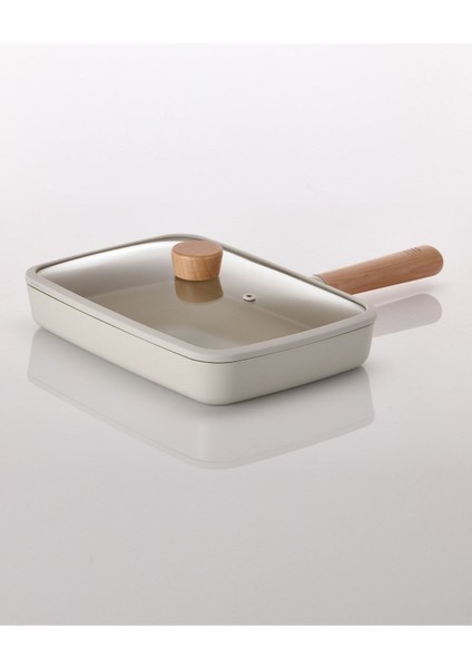 Fika Dikdörtgen Tava 29CM Cam Kapaklı, Bej modelleri