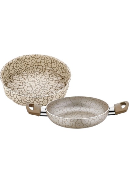 Desert Portakal Kek Kalıbı + 18 cm Yumurta Sahanı 2'li Set