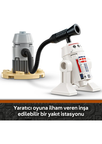 ® Star Wars™ Mando ve Grogu'nun N-1 Starfighter™’ı 75410 - 4 Yaş & Üzeri Çocuklar için Yaratıcı Oyuncak Yapım Seti (92 Parça)