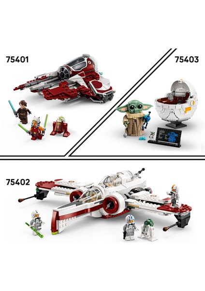 ® Star Wars™ Mando ve Grogu'nun N-1 Starfighter™’ı 75410 - 4 Yaş & Üzeri Çocuklar için Yaratıcı Oyuncak Yapım Seti (92 Parça)
