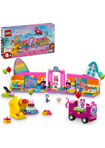 ® Gabby's Dollhouse Gabby'nin Parti Odası 10797 - 4 Yaş & Üzeri Çocuklar için Yaratıcı Oyuncak Yapım Seti (252 Parça)