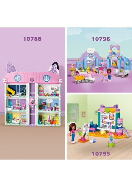 ® Gabby's Dollhouse Gabby'nin Parti Odası 10797 - 4 Yaş & Üzeri Çocuklar için Yaratıcı Oyuncak Yapım Seti (252 Parça)