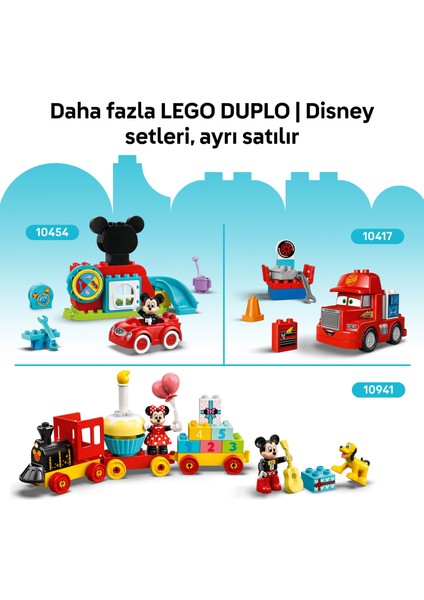 ® DUPLO® │ Disney Ayı Winnie’nin Doğum Günü Partisi 10457 - 1½+ Çocuklar için Eğitici Oyuncak Yapım Seti (22 Parça)