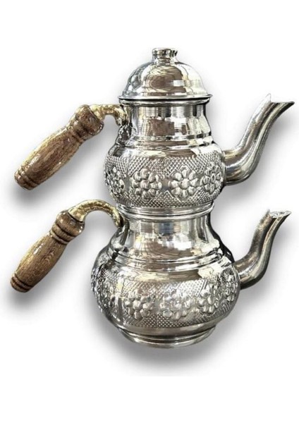 Küçük Boy Bakır Desenli Hafif Alüminyum Çaydanlık, 1,8 L, Şık ve Dayanıklı Tasarım