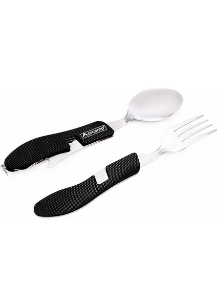 Kamp Çatal Kaşık Bıçak Seti Siyah fırsatları