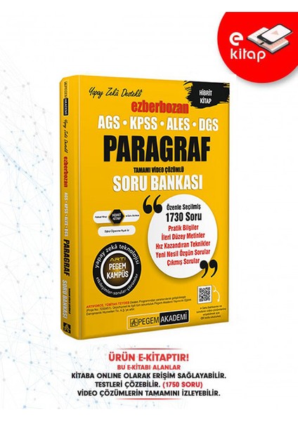 KPSS ALES DGS Paragraf E-Soru Bankası