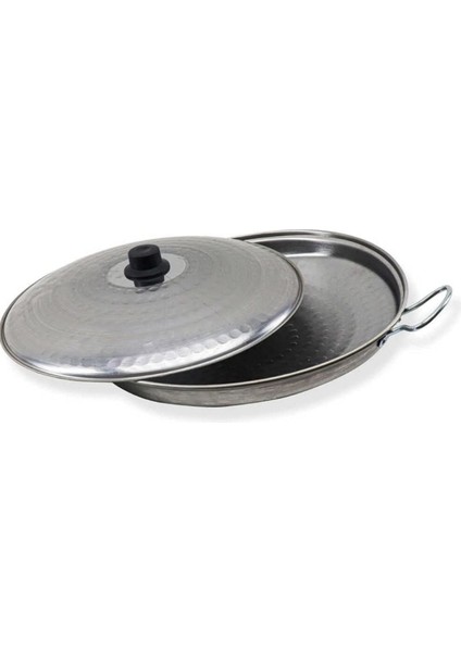 Krom Kapaklı Kavurma Sacı 30 cm