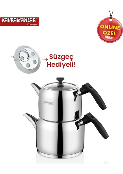 Mini Siyah 4 Parça Çaydanlık Takımı, şık ve kullanışlı ev gereçleri modelleri