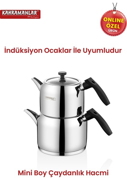 Mini Siyah 4 Parça Çaydanlık Takımı, şık ve kullanışlı ev gereçleri fırsatları