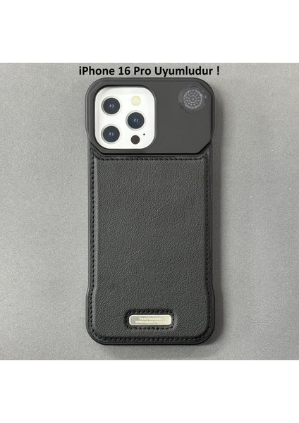 iPhone 16 Pro Parfümlü Koku Hazneli Magsafe Uyumlu Deri Kılıf