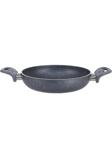 Granit 22 cm Yumurta Tavası Yanmaz Yapışmaz Çizilmez Çift Kulp Omlet