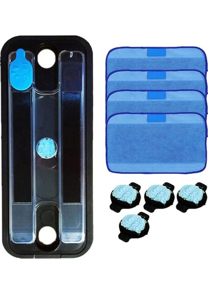 1 Set Islak Tepsi Yedek Parçaları Rezervuar Pedi Irobot Braava 320 380 Mint 4200 5200 Paspas Robotu Elektrikli Süpürge (Yurt Dışından)
