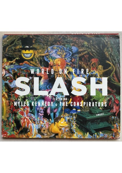 Slash Featuring Myles Kennedy & The Conspirators World On Fire CD (Orijinal Dönem Baskı Cd)
